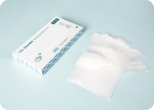 一次性物理抗菌（TPE）防护手套